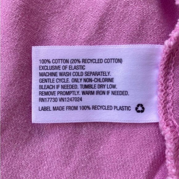 Denim Corset Top Future Collective Women's Pink Sleeveless - Picture 8 of 10